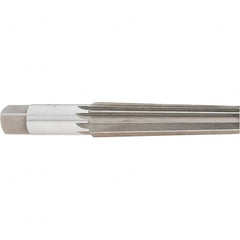 Interstate - 1.0167" Small End, 1.2893" Large End, 1-1/4" Straight Shank, 5-1/4" Flute, 4MT Morse Taper Reamer - Eagle Tool & Supply