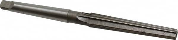 Interstate - 0.3674" Small End, 0.517" Large End, 7/16" Tapered Shank, 3" Flute, 1MT Morse Taper Reamer - Eagle Tool & Supply