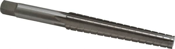 Interstate - 0.3674" Small End, 0.517" Large End, 7/16" Straight Shank, 3" Flute, 1MT Morse Taper Reamer - Eagle Tool & Supply