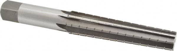 Interstate - 0.7748" Small End, 0.9881" Large End, 7/8" Straight Shank, 4-1/4" Flute, 3MT Morse Taper Reamer - Eagle Tool & Supply
