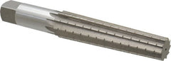 Interstate - 1.0167" Small End, 1.2893" Large End, 1-1/4" Straight Shank, 5-1/4" Flute, 4MT Morse Taper Reamer - Eagle Tool & Supply