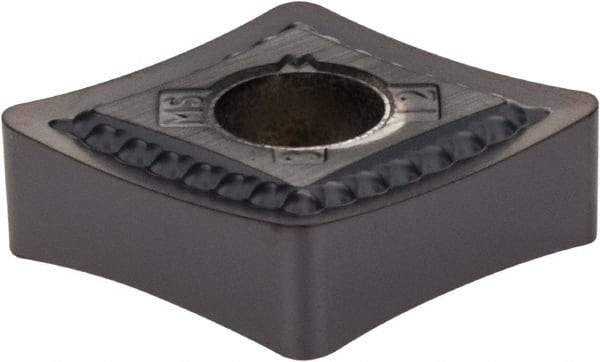 Kennametal - CNMG433 MS Grade KC5525 Carbide Turning Insert - TiAlN Finish, 80° Diamond, 1/2" Inscr Circle, 3/16" Thick, 3/64" Corner Radius - Eagle Tool & Supply