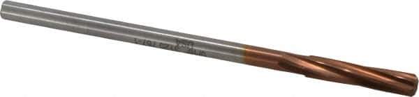 Alvord Polk - 5/16" High Speed Steel 6 Flute Chucking Reamer - Spiral Flute, 0.2792" Straight Shank, 1-1/2" Flute Length, 6" OAL - Eagle Tool & Supply