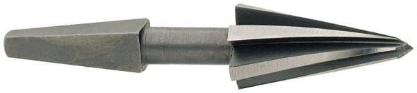 Alvord Polk - 3-5/8" Diam, 1-1/2" Small End Diam, 1-1/2" Diam T-Handle Shank, 3-7/8" Flute, Repairman's Reamer - Eagle Tool & Supply