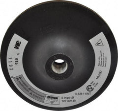 3M - 5" Diam Hook & Loop Disc Backing Pad - Firm Density, 10,000 RPM - Eagle Tool & Supply