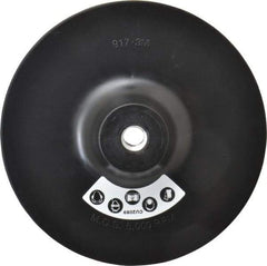 3M - 7" Diam Hook & Loop Disc Backing Pad - Medium Density, 6,000 RPM - Eagle Tool & Supply