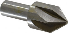 Interstate - 1-1/4" Head Diam, 3/4" Shank Diam, 6 Flute 82° High Speed Steel Countersink - Eagle Tool & Supply