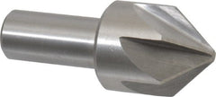 Interstate - 1-3/4" Head Diam, 1" Shank Diam, 6 Flute 82° High Speed Steel Countersink - Eagle Tool & Supply
