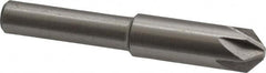 Interstate - 5/16" Head Diam, 1/4" Shank Diam, 6 Flute 90° High Speed Steel Countersink - Eagle Tool & Supply