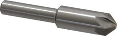 Interstate - 3/8" Head Diam, 1/4" Shank Diam, 6 Flute 90° High Speed Steel Countersink - Eagle Tool & Supply