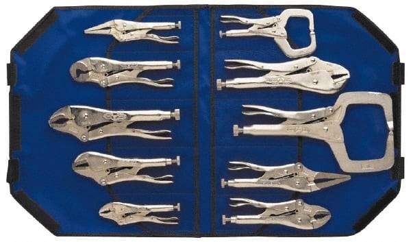 Irwin - 10 Piece Locking Plier Set - Comes in Kit Bag - Eagle Tool & Supply