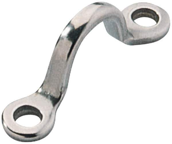 Ronstan - 5/8" Rope Guide/Eye Strap - 1-3/4" Between Centers, 316 Stainless Steel, Electropolished - Eagle Tool & Supply