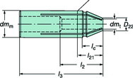 393CGP200672 CORO GRIP PENCIL COLLET - Eagle Tool & Supply