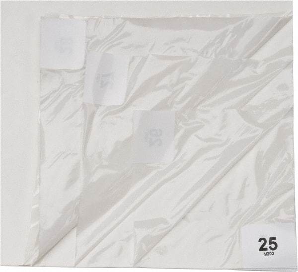 Wearwell - 3' Long x 2' Wide x 1/8" Thick, Dry Environment, Smooth Pattern Clean Room Matting - Tacky Sheets, White, 30 Layers per Mat, Series 095 - Eagle Tool & Supply