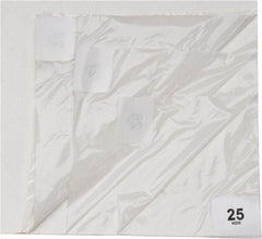 Wearwell - 3' Long x 2' Wide x 1/8" Thick, Dry Environment, Smooth Pattern Clean Room Matting - Tacky Sheets, White, 30 Layers per Mat, Series 095 - Eagle Tool & Supply