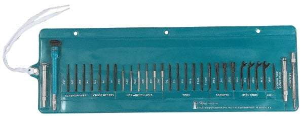 Moody Tools - 30 Piece Screwdriver Set - Comes in Tool Roll - Eagle Tool & Supply