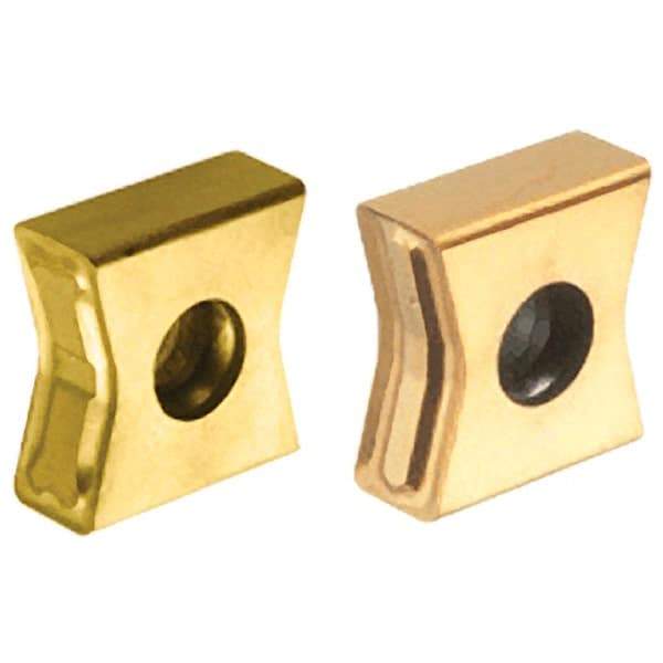 Iscar - LNKX1506 MM Grade IC4050 Carbide Milling Insert - TiCN/Al2O3/TiN Finish, 0.5465" Thick, 0.8mm Corner Radius - Eagle Tool & Supply