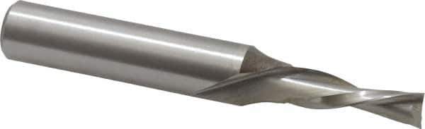 Onsrud - 5/16" Cutting Diam x 1" Length of Cut, 2 Flute, Downcut Spiral Router Bit - Uncoated, Right Hand Cut, High Speed Steel, 3-1/2" OAL x 1/2" Shank Diam, Double Edge, 19 to 32° Helix Angle - Eagle Tool & Supply