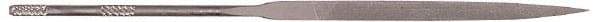 Grobet - 4" Needle Precision Swiss Pattern Knife File - Round Handle - Eagle Tool & Supply