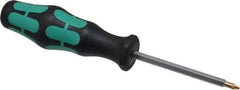 Wera - 2-3/8" Blade Length Posidrive Screwdriver - 5-5/8" OAL - Eagle Tool & Supply