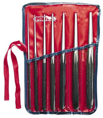 Proto - 7 Piece, 1/4 to 3/4", Drift Punch Set - Comes in Pouch - Eagle Tool & Supply