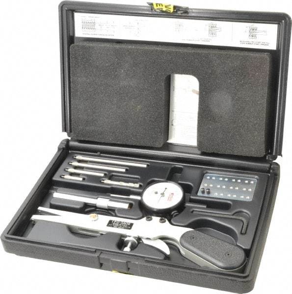 SPI - 0.93 to 8 Inch, Inside Dial Caliper Gage - 0.0005 Inch Graduation, 4.8 Inch Leg Length - Eagle Tool & Supply