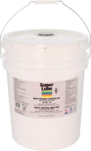 Synco Chemical - 5 Gal Pail Synthetic Multi-Purpose Oil - -42.78 to 232.22°F, SAE 85W, ISO 150, 681.5 SUS at 40°C, Food Grade - Eagle Tool & Supply