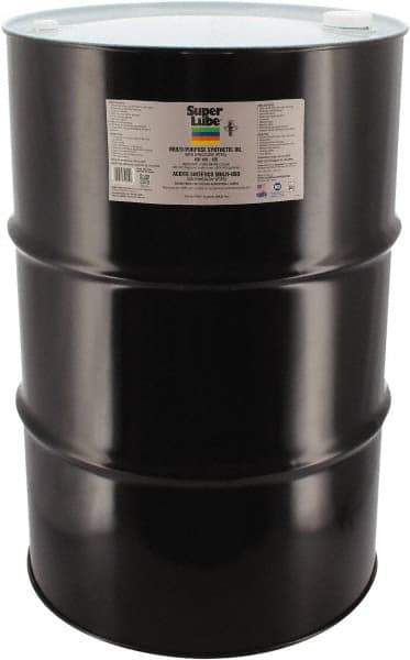 Synco Chemical - 55 Gal Drum Synthetic Multi-Purpose Oil - -42.78 to 232.22°F, SAE 85W, ISO 150, 681.5 SUS at 40°C, Food Grade - Eagle Tool & Supply