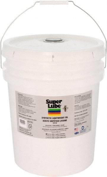 Synco Chemical - 5 Gal Pail Synthetic Multi-Purpose Oil - -40500°F, SAE 80W, ISO 68, 350 SUS at 40°C, Food Grade - Eagle Tool & Supply