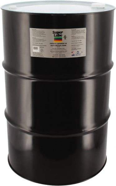 Synco Chemical - 55 Gal Drum Synthetic Multi-Purpose Oil - -40500°F, SAE 80W, ISO 68, 350 SUS at 40°C, Food Grade - Eagle Tool & Supply