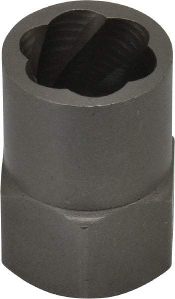 Irwin Hanson - 3/8" Drive Reverse Spiral Flute Hex Bolt Remover - 1/2" Hex, 2" OAL - Eagle Tool & Supply