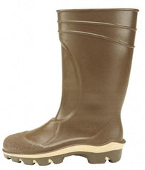 Dunlop Protective Footwear - Men's Size 6 Medium Width Steel Knee Boot - Black, PVC Upper, 16" High, Chemical Resistant, Non-Slip, Waterproof - Eagle Tool & Supply