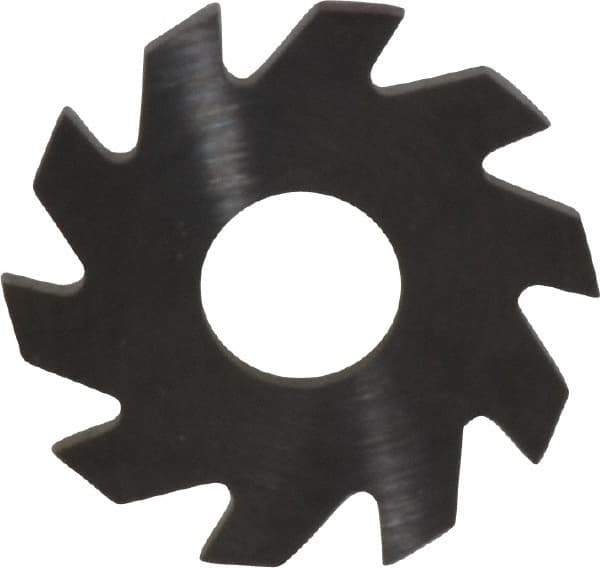 RobbJack - 3/4" Diam x 0.051" Blade Thickness x 1/4" Arbor Hole Diam, 10 Tooth Slitting and Slotting Saw - Arbor Connection, Right Hand, Uncoated, Solid Carbide, Concave Ground - Eagle Tool & Supply