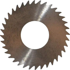 RobbJack - 1-1/4" Diam x 0.0156" Blade Thickness x 1/2" Arbor Hole Diam, 36 Tooth Slitting and Slotting Saw - Arbor Connection, Right Hand, Uncoated, Solid Carbide, Concave Ground - Eagle Tool & Supply