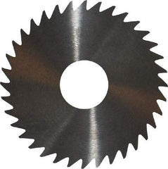 RobbJack - 1-3/4" Diam x 1/16" Blade Thickness x 1/2" Arbor Hole Diam, 24 Tooth Slitting and Slotting Saw - Arbor Connection, Right Hand, Uncoated, Solid Carbide, Concave Ground - Eagle Tool & Supply