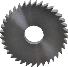 RobbJack - 1-3/4" Diam x 3/16" Blade Thickness x 1/2" Arbor Hole Diam, 36 Tooth Slitting and Slotting Saw - Arbor Connection, Right Hand, Uncoated, Solid Carbide, Concave Ground - Eagle Tool & Supply