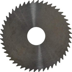 RobbJack - 2" Diam x 0.02" Blade Thickness x 1/2" Arbor Hole Diam, 48 Tooth Slitting and Slotting Saw - Arbor Connection, Right Hand, Uncoated, Solid Carbide, Concave Ground - Eagle Tool & Supply