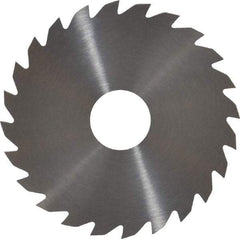 RobbJack - 2" Diam x 0.0468" Blade Thickness x 1/2" Arbor Hole Diam, 24 Tooth Slitting and Slotting Saw - Arbor Connection, Right Hand, Uncoated, Solid Carbide, Concave Ground - Eagle Tool & Supply