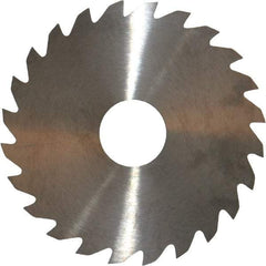 RobbJack - 2" Diam x 0.051" Blade Thickness x 1/2" Arbor Hole Diam, 24 Tooth Slitting and Slotting Saw - Arbor Connection, Right Hand, Uncoated, Solid Carbide, Concave Ground - Eagle Tool & Supply