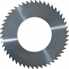 RobbJack - 2" Diam x 1/16" Blade Thickness x 1" Arbor Hole Diam, 48 Tooth Slitting and Slotting Saw - Arbor Connection, Right Hand, Uncoated, Solid Carbide, Concave Ground - Eagle Tool & Supply