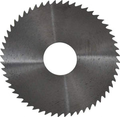 RobbJack - 2-1/4" Diam x 0.0312" Blade Thickness x 5/8" Arbor Hole Diam, 56 Tooth Slitting and Slotting Saw - Arbor Connection, Right Hand, Uncoated, Solid Carbide, Concave Ground - Eagle Tool & Supply