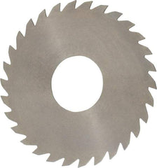 RobbJack - 3" Diam x 0.0468" Blade Thickness x 1" Arbor Hole Diam, 30 Tooth Slitting and Slotting Saw - Arbor Connection, Right Hand, Uncoated, Solid Carbide, Concave Ground - Eagle Tool & Supply