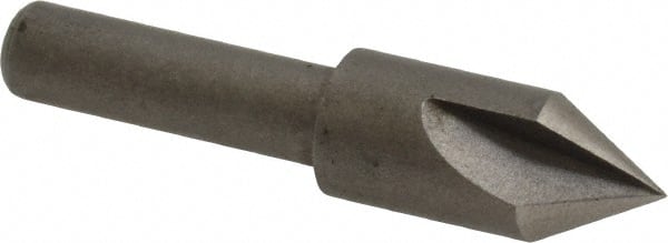 Keo - 3/8" Head Diam, 1/4" Shank Diam, 3 Flute 60° High Speed Steel Countersink - Eagle Tool & Supply