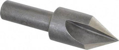 Keo - 5/8" Head Diam, 3/8" Shank Diam, 3 Flute 60° High Speed Steel Countersink - Bright Finish, 2-1/4" OAL, Single End, Straight Shank, Right Hand Cut - Eagle Tool & Supply