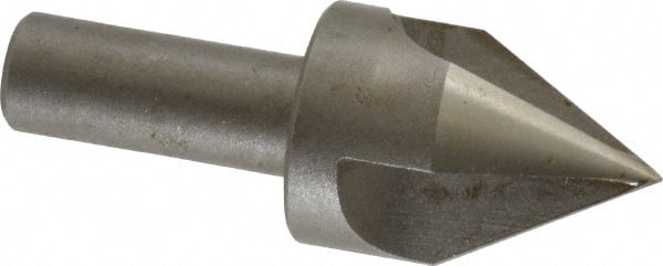 Keo - 1" Head Diam, 1/2" Shank Diam, 3 Flute 60° High Speed Steel Countersink - Eagle Tool & Supply