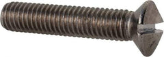 Value Collection - M8x1.25 Metric Coarse, 40mm OAL Slotted Drive Machine Screw - Oval Head, Grade 18-8 & A2 Stainless Steel, Uncoated, Without Washer - Eagle Tool & Supply