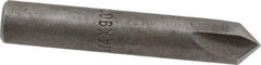 Keo - 1/4" Head Diam, 1/4" Shank Diam, 3 Flute 90° High Speed Steel Countersink - Bright Finish, 1-1/2" OAL, Single End, Straight Shank, Right Hand Cut - Eagle Tool & Supply