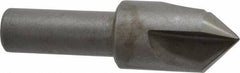 Keo - 3/4" Head Diam, 1/2" Shank Diam, 3 Flute 90° High Speed Steel Countersink - Bright Finish, 2-5/8" OAL, Single End, Straight Shank, Right Hand Cut - Eagle Tool & Supply