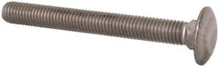 Value Collection - M10x1.5 90mm Length Under Head, Standard Square Neck, Carriage Bolt - Austenitic Grade A2 Stainless Steel, - Eagle Tool & Supply