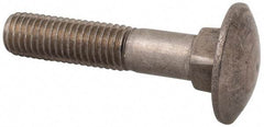 Value Collection - M12x1.75 60mm Length Under Head, Standard Square Neck, Carriage Bolt - Austenitic Grade A2 Stainless Steel, - Eagle Tool & Supply